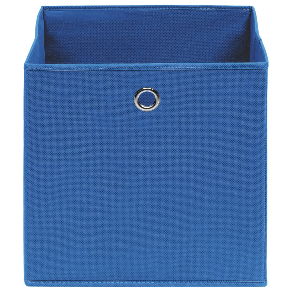 Škatle za shranjevanje Vidaxl 4 PCS 32X32X32 cm tkanina modra