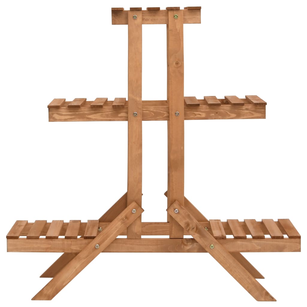 Vidaxl Plant Standard 83x25x83 cm Vurenhout