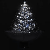 Vidaxl Christmas tree Snowing with umbrellasis 75 cm PVC Black