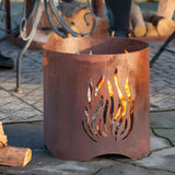 Redfire Redfire Garden Firepplace Kiruna ručně vyráběný rez