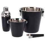 Fremragende Houseware Houseware 4-delt cocktail sæt pletfrit stål mat sort sort