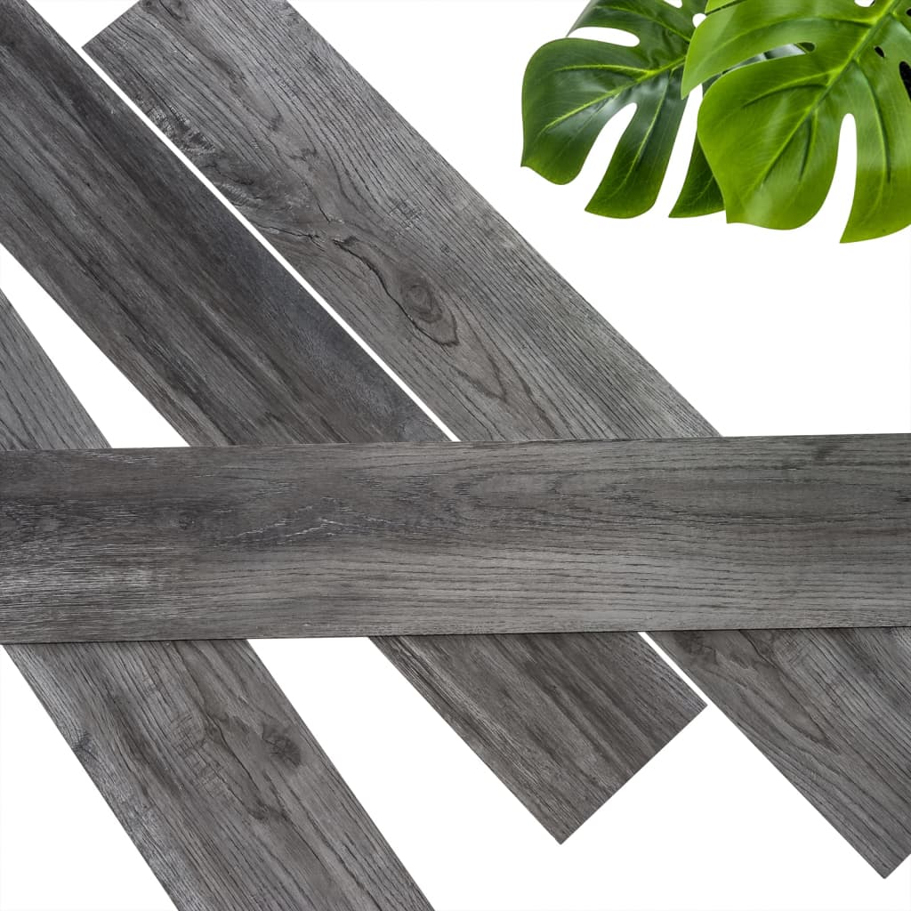 Wallart planks wood-look sanding wood oak ash gray