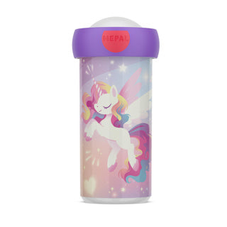 Mepalski šolski pokal kampus 300 ml - Unicorn Glow