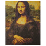 Řemeslné pocity diamantové malby mona lisa 40x50 cm