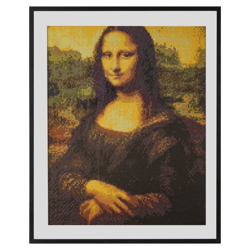 Řemeslné pocity diamantové malby mona lisa 40x50 cm