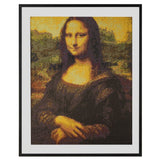 Řemeslné pocity diamantové malby mona lisa 40x50 cm