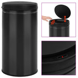 Vidaxl Trash Can med automatisk sensor 60 L kolstål svart