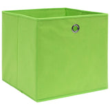 Úložné boxy Vidaxl 4 ks 28x28x28 cm Netkaná látka zelená