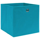 Úložné boxy Vidaxl 10 ks 28x28x28 cm Netkaná látka dítě modrá