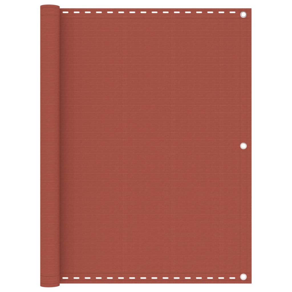 Obrazovka balkonu Vidaxl 120x600 cm hdpe terakoty -