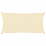 Vidaxl Zonnezeil 160 g m² 2x3,5 m Crema HDPE colorato