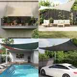 Vidaxl Zonnezeil 160 g m² 4,5x4,5 m hdpe taupe
