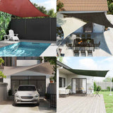 Vidaxl Zonnezeil 160 g m² 3,5 x 4,5 M HDPE Taupe