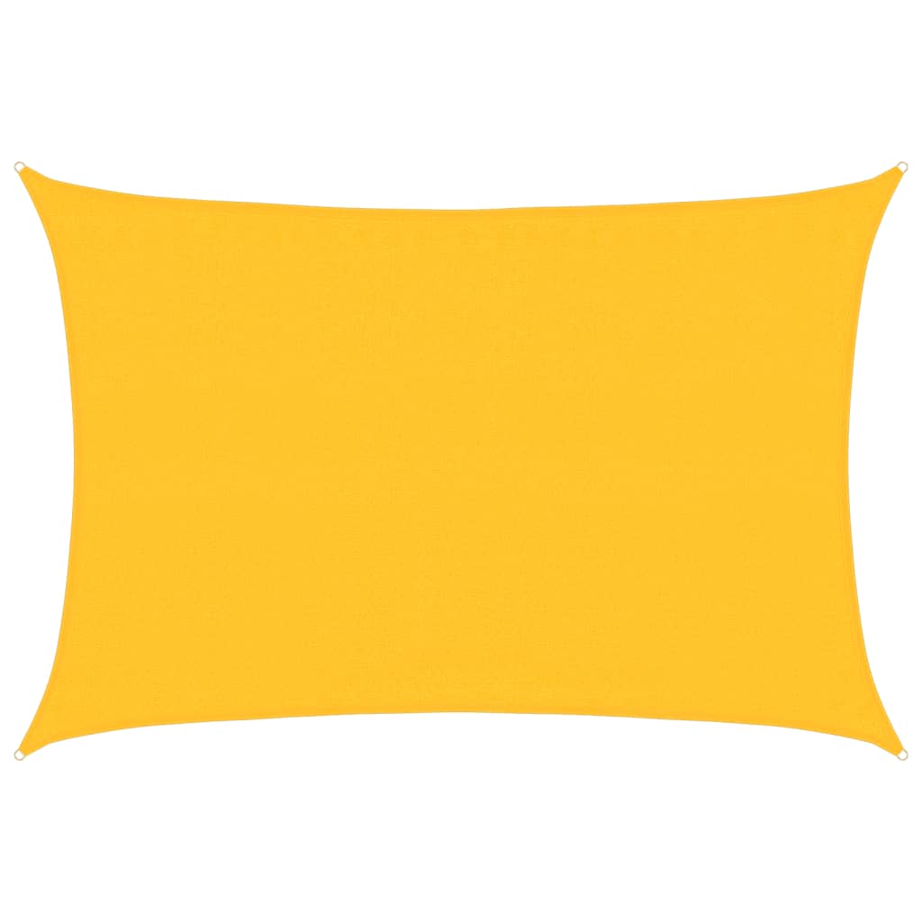 Vidaxl Zonnezeil 160 g m² Rectangular 3.5x4.5 M HDPE Amarillo