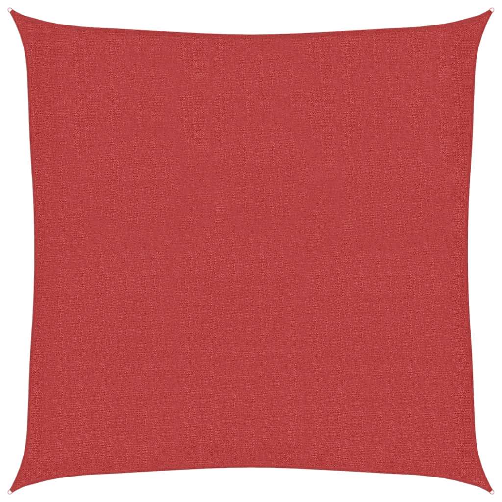 Vidaxl Zonnezeil 160 g m² 3x3 M HDPE -Rot