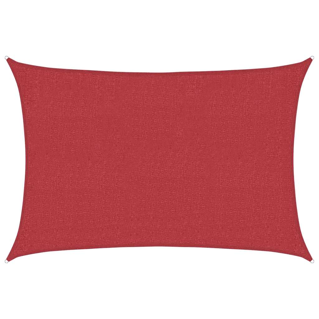 Vidaxl Zonnezeil 160 g m² 2x2.5 m HDPE red
