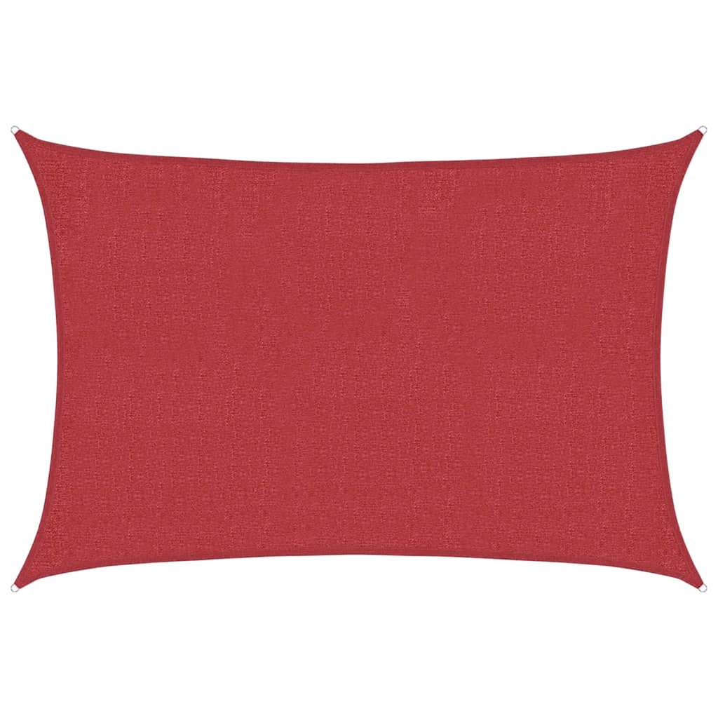 Vidaxl Zonnezeil 160 g m² 2x3 m Hdpe Red