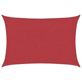 Vidaxl Zonnezeil 160 g m² 2x3 m Hdpe Red