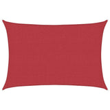 Vidaxl Zonnezeil 160 g m² 2,5 x 4 M HDPE -Rot