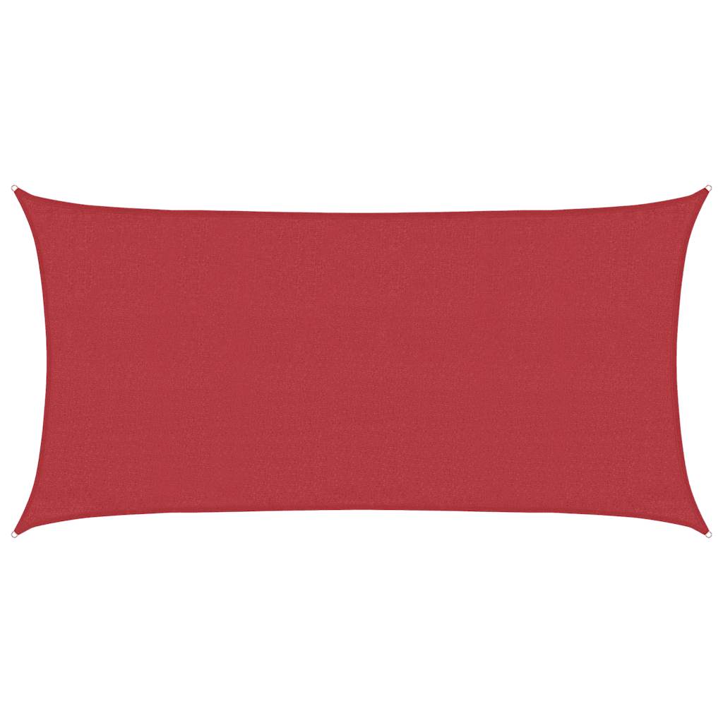 Vidaxl Zonnezeil 160 g m² 3x6 m Hdpe Red
