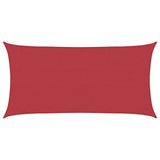 Vidaxl Zonnezeil 160 g m² 3x6 m Hdpe Red