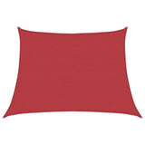 Vidaxl Zonnezeil 160 g m² 4 5x3 M HDPE -Rot