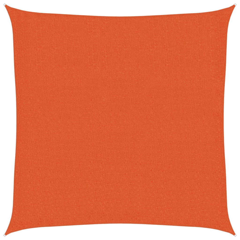 Vidaxl Zonnezeil 160 g m² 2,5 x 2,5 M HDPE Oranje