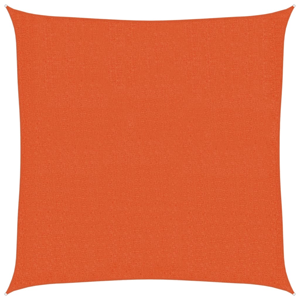 Vidaxl Zonnezeil 160 g m² 3,6 x 3,6 M HDPE Oranje