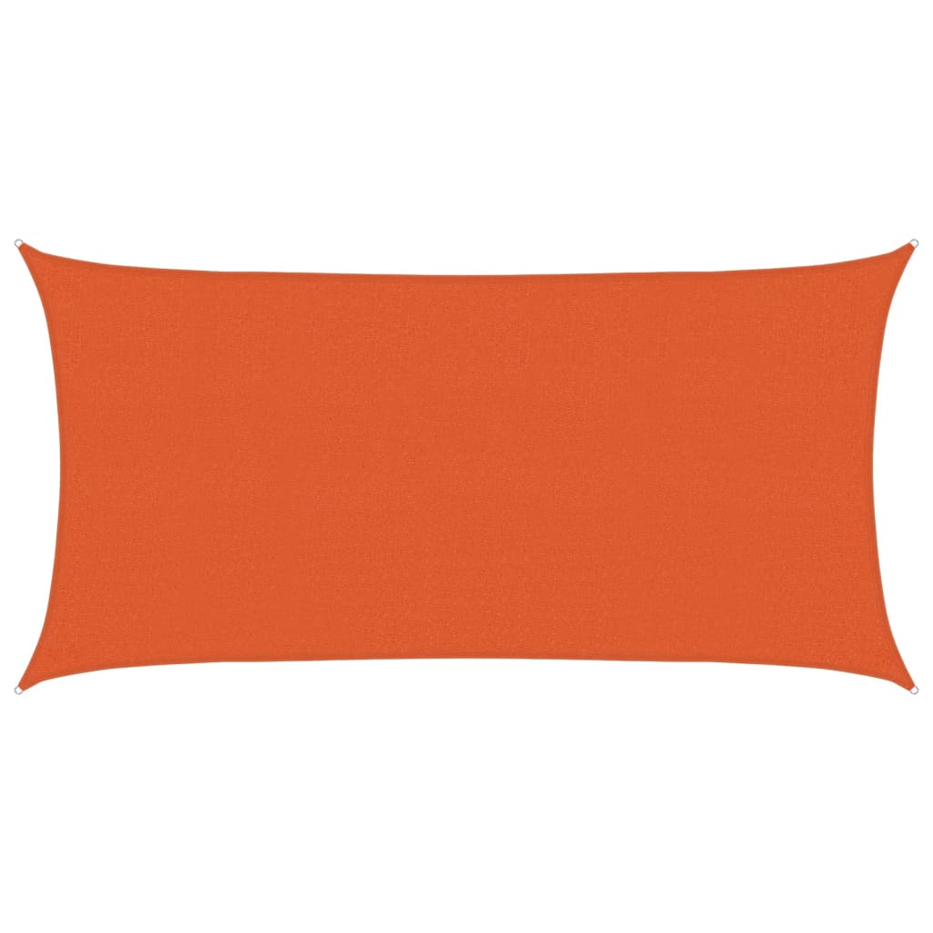 Vidaxl Zonnezeil 160 g m² 2,5 x 5 M HDPE Oranje