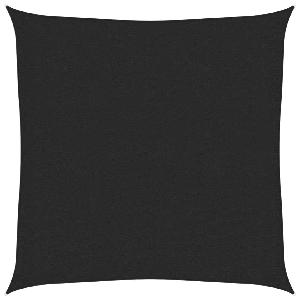 Vidaxl Zonnezeil 160 g m² 2,5x2,5 m Hdpe Black