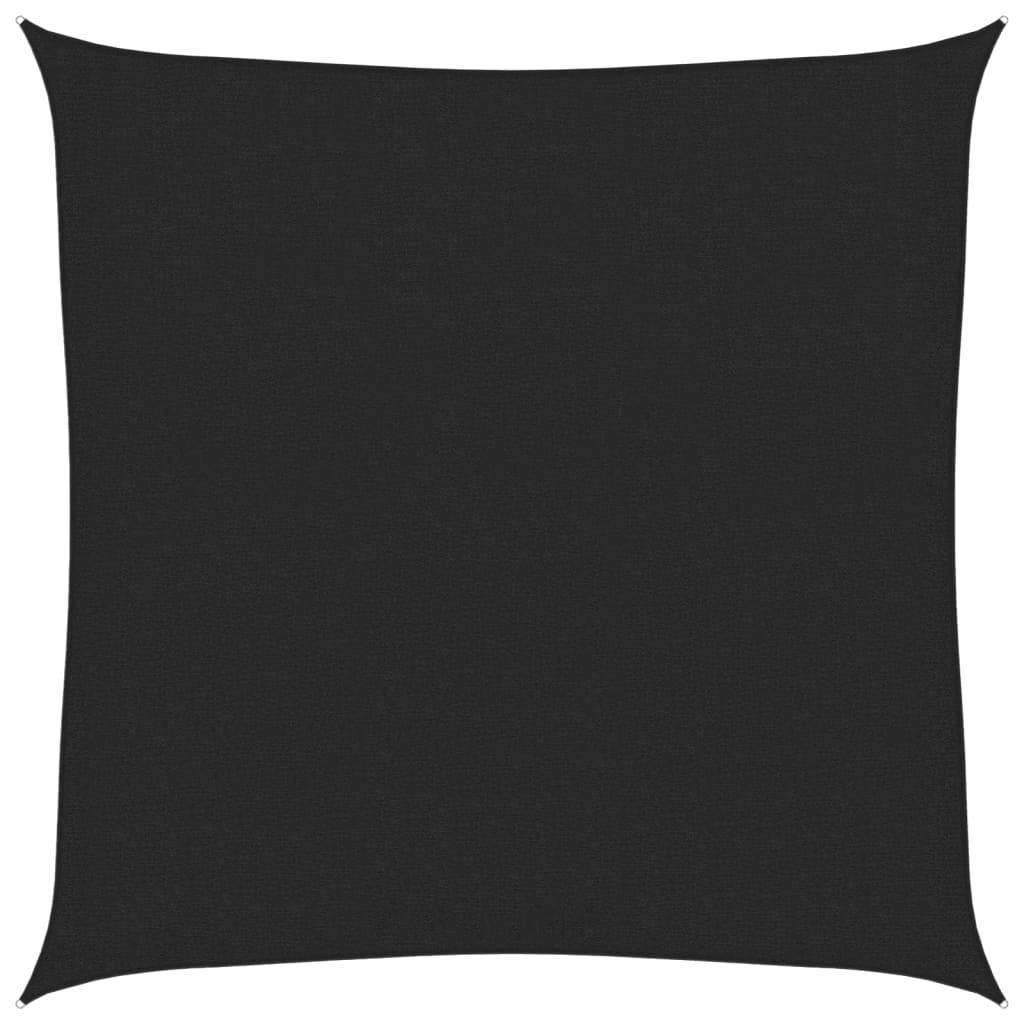 Vidaxl Zonnezeil 160 g m² 3x3 m Hdpe Black