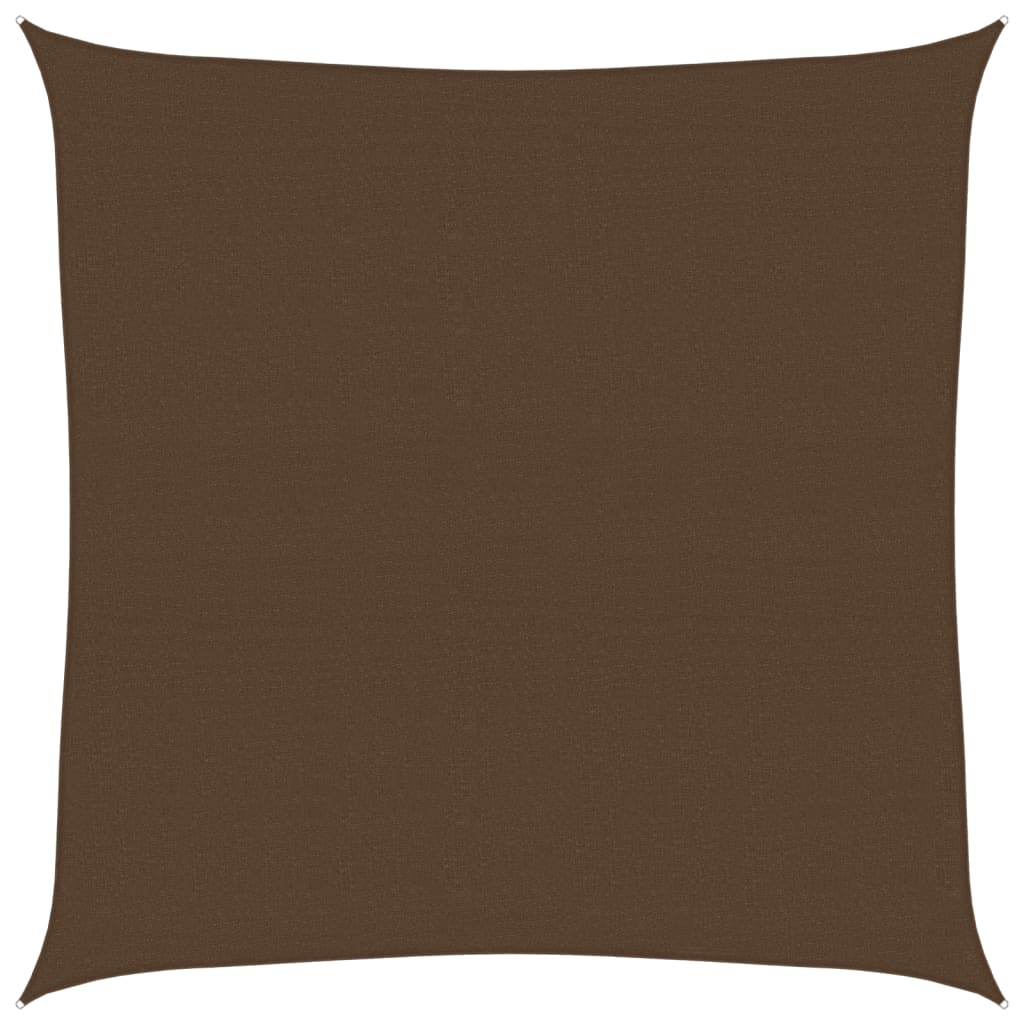 Vidaxl Zonnezeil 160 g m² 5x5 m HDPE Brown