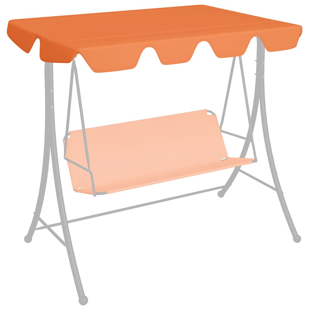 Vidaxl Udskiftning Slip til Swing Bench 188 168x145 110 cm Orange