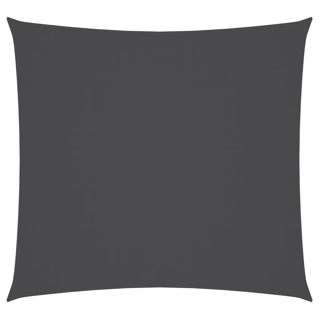 Vidaxl Awning Square 5x5 M Oxford Fabric Anthracite -färgad
