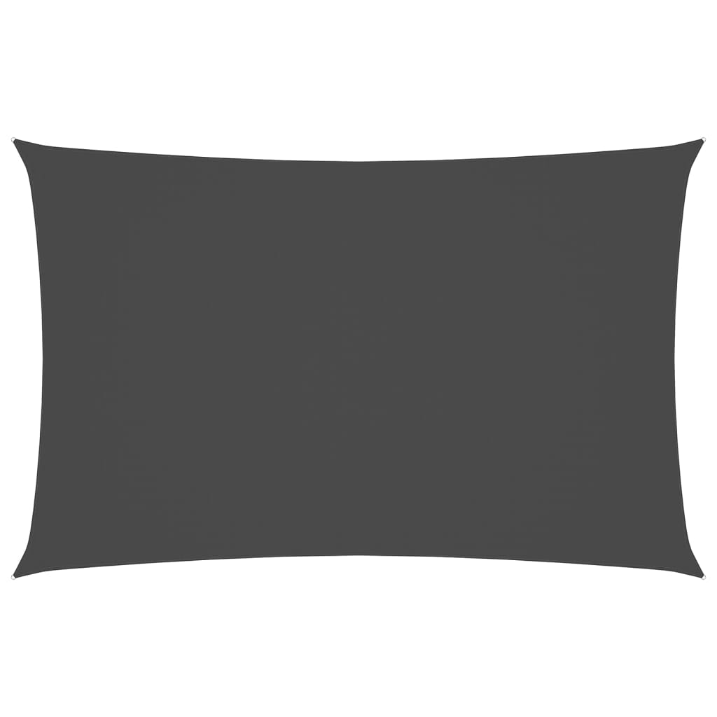 Vidaxl Sunshade rectangulaire 2x5 m oxford tissu anthracite -colored