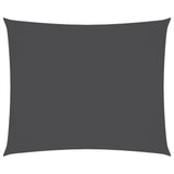 Vidaxl Sonnesthade rechteckeg 2,5x3.5 m oxford Stoff anstracit -koppell