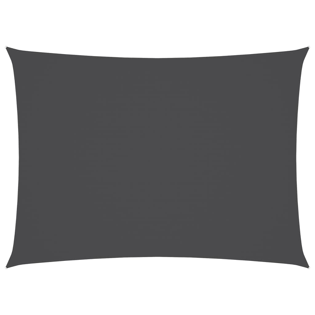 Vidaxl Sunshade Rectangular 3x4,5 M Oxford Fabric Anthracite -farget