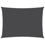 Vidaxl Sunshade Rectangular 3x5 M Oxford Stoff Anthracite -farget