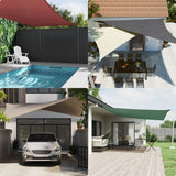 Vidaxl SunShade Obdélníkový 4x5 m oxford tkanina Anthracite -colored