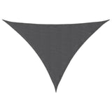 Vidaxl Sunshade Triangular 3x4x5 m oxford tkanina Antracite -colored