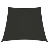Trapecio de Vidaxl Zonnezeil 3 5x4 M Oxford Fabric Antracita -Coled