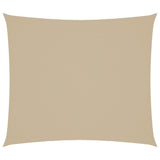 VIDAXL Sunshade Rechteck 2x2,5 M Oxford Stoff Beige