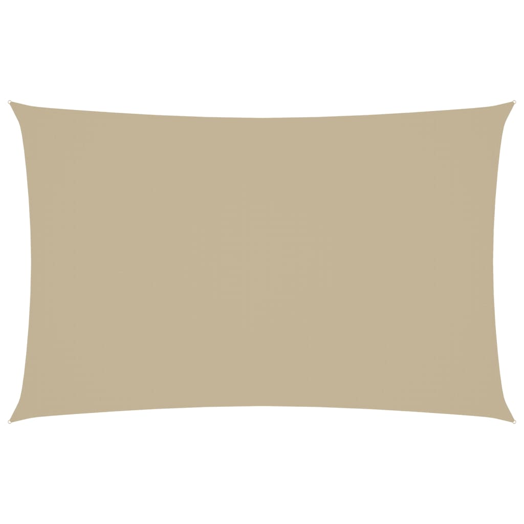 Vidaxl Sunshade Rectangular 2x5 M Oxford Fabric Beige