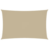 Vidaxl Sunshade Rectangular 2x5 M Oxford Fabric Beige