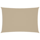 Vidaxl Sunshade Rectangular 2,5x4,5 M Oxford Fabric Beige