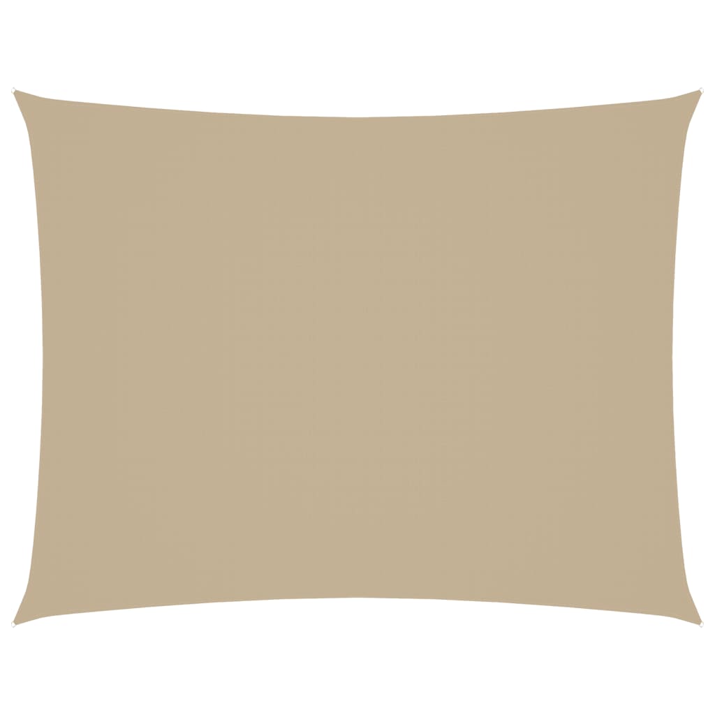 Vidaxl Sunshade Rectangular 3,5x5 M Oxford Fabric Beige