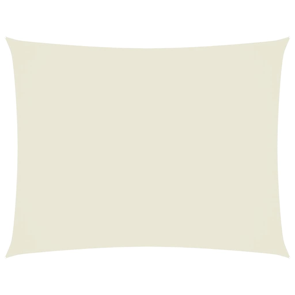 Vidaxl Sun Shade Rectangular 2,5x3,5 M in tessuto Oxford Crème