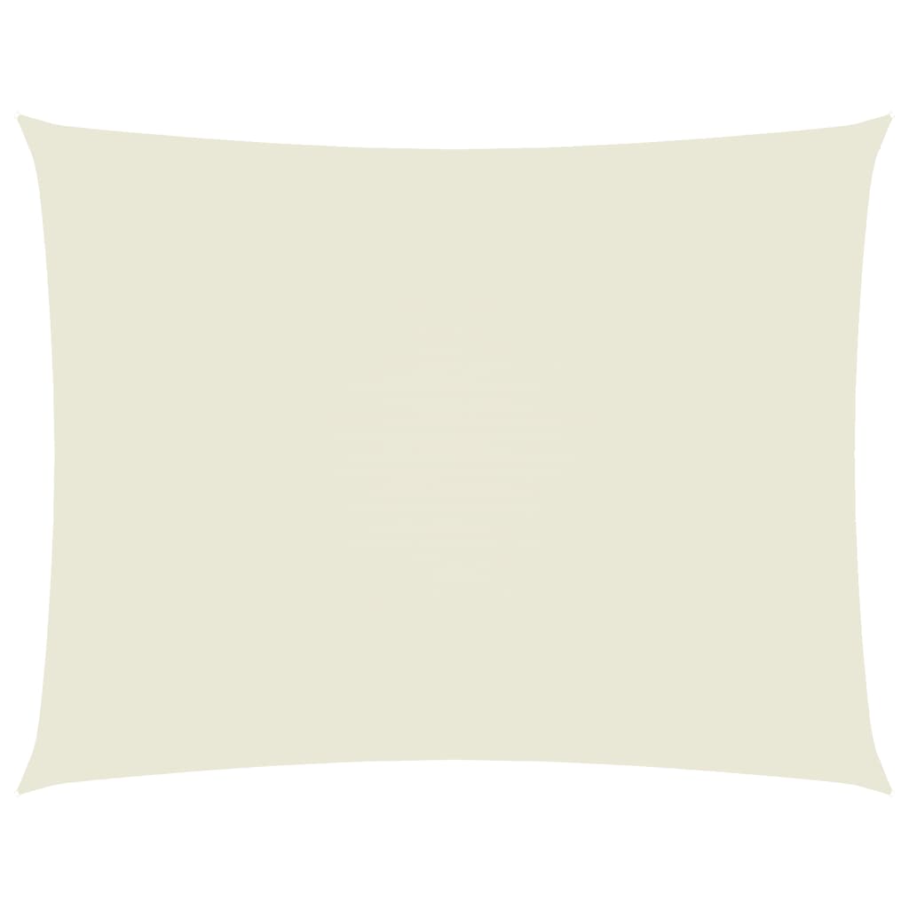 VIDAXL Sunshade Rechteck 2,5 x 4 M Oxford Stoff Crème -Colored