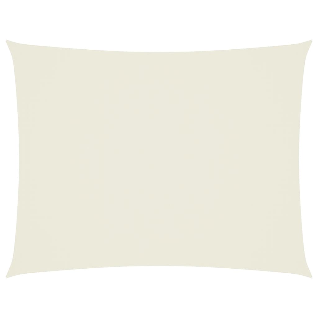 Vidaxl Sunshade Rectangular 3x4,5 M Oxford Fabric Crème -farget