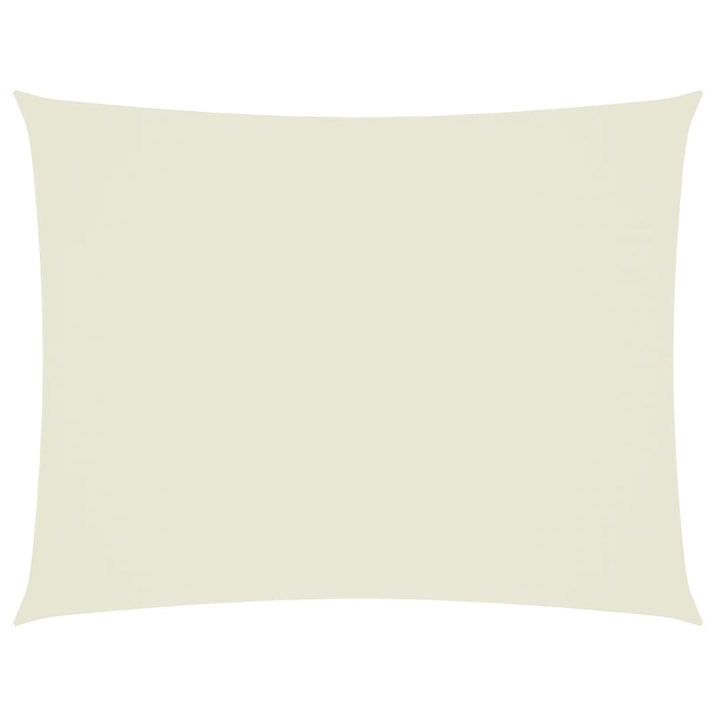 Vidaxl Sun Shade Rectangular 3x6 M in tessuto Oxford Crème colorato